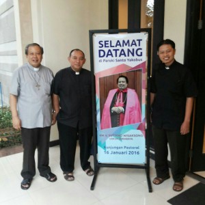 Kunjungan Pastoral Uskup Surabaya