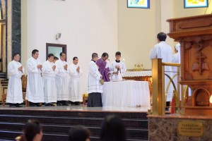 MIsa Rabu Abu 2016 di Gereja Santo Yakobus Surabaya