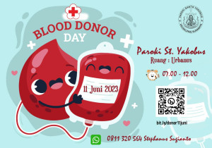 Donor Darah 11 Juni 2023 Paroki Santo Yakobus Surabaya