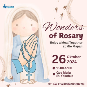 YCK 26 Oktober 2024 Wonder of Rosary Paroki Santo Yakobus Surabaya