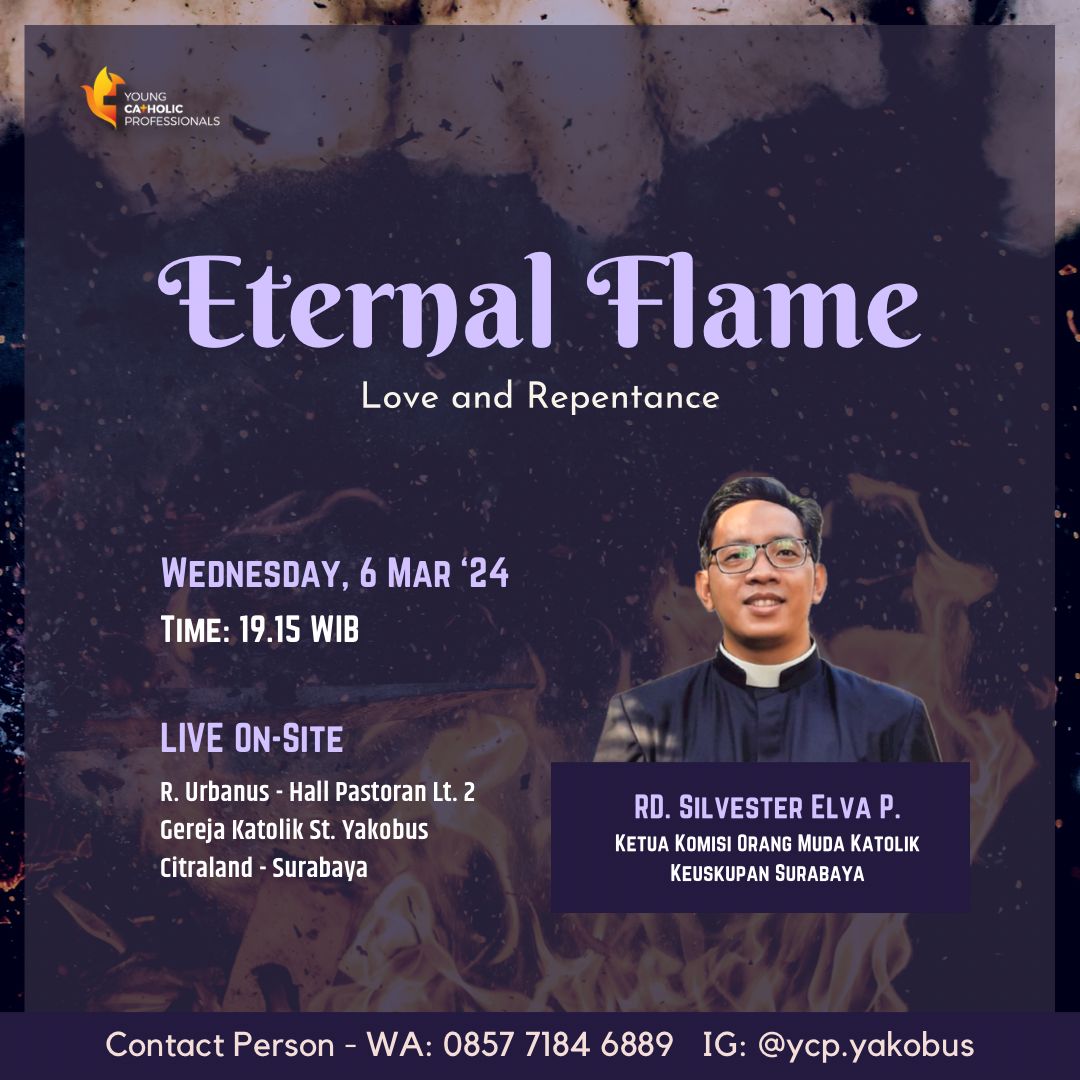 YCP Connect 06 Maret 2024 Eternal Flame Paroki Santo Yakobus Surabaya